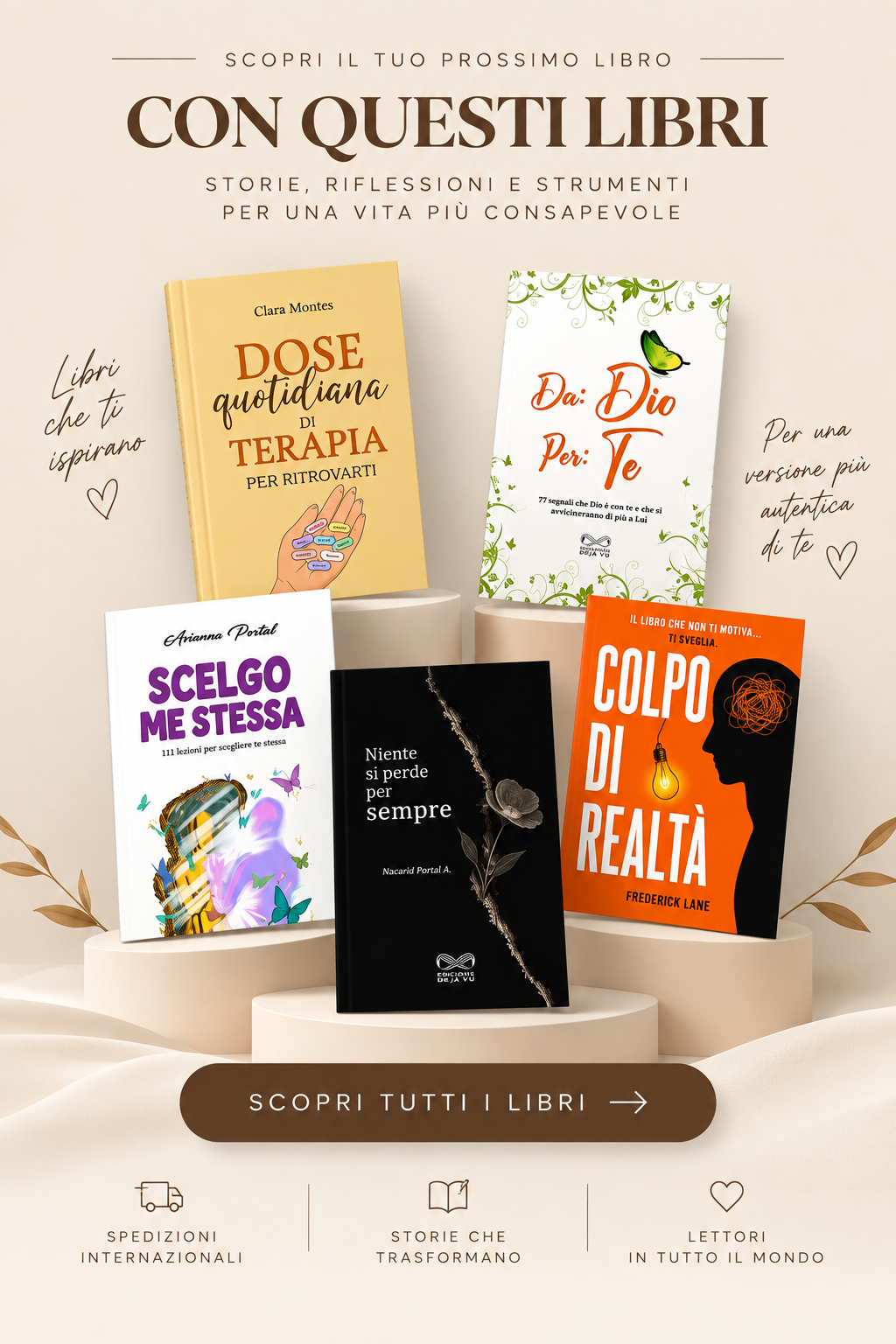 Scopri il tuo prossimo libro: cinque libri Déjà Vu in italiano